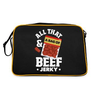 Boeuf Jerky Dealer Costume de Boeuf Jerky - Sac Retro - noir/or - Dos