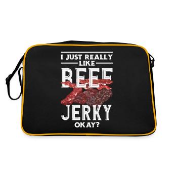 Boeuf Jerky Dealer Costume de Boeuf Jerky - Sac Retro - noir/or - Dos