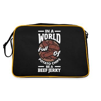 Boeuf Jerky Dealer Costume de Boeuf Jerky - Sac Retro - noir/or - Dos