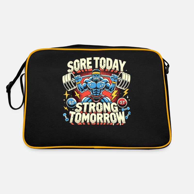 Heute wund, morgen stark Retro Tasche