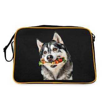 Malamute d’Alaska - Sac Retro - noir/or - Dos