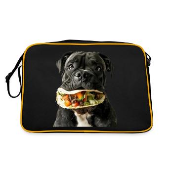 Cane corso - Sac Retro - noir/or - Dos
