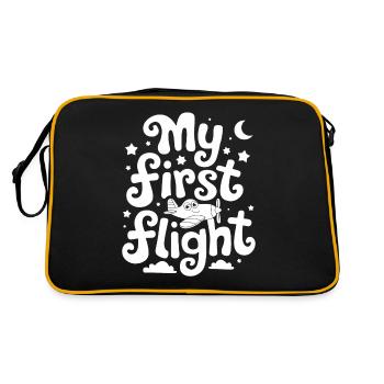 My First Flight Imaginative Adventure - Retro Bag - black/gold - Back