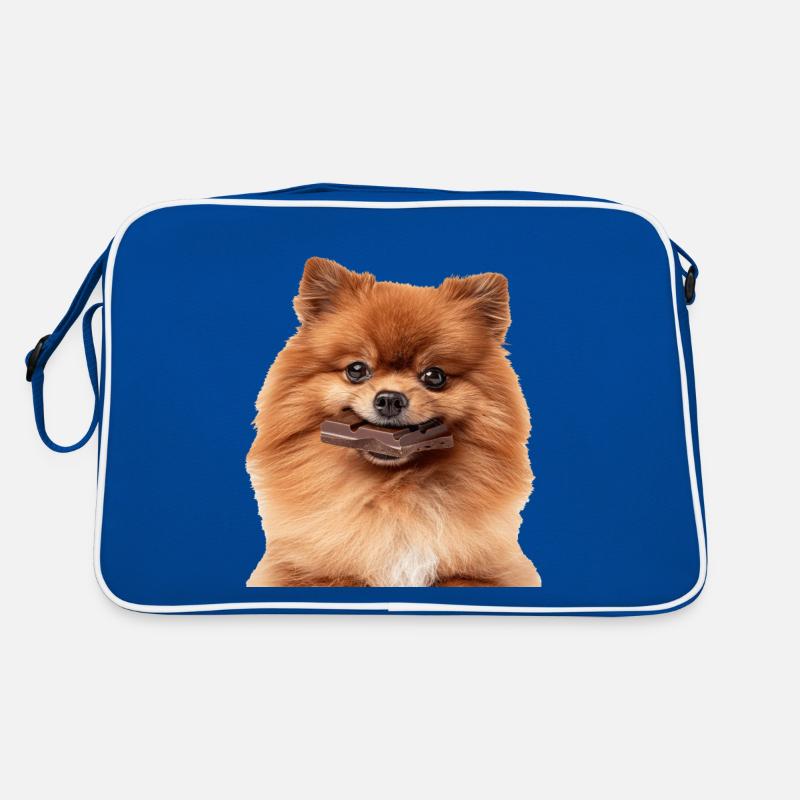 Zwergspitz Retro Tasche