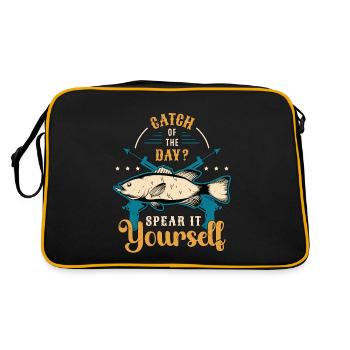 Pêche sous-marine Prise du jour Spear It Snorkeling - Sac Retro - noir/or - Dos