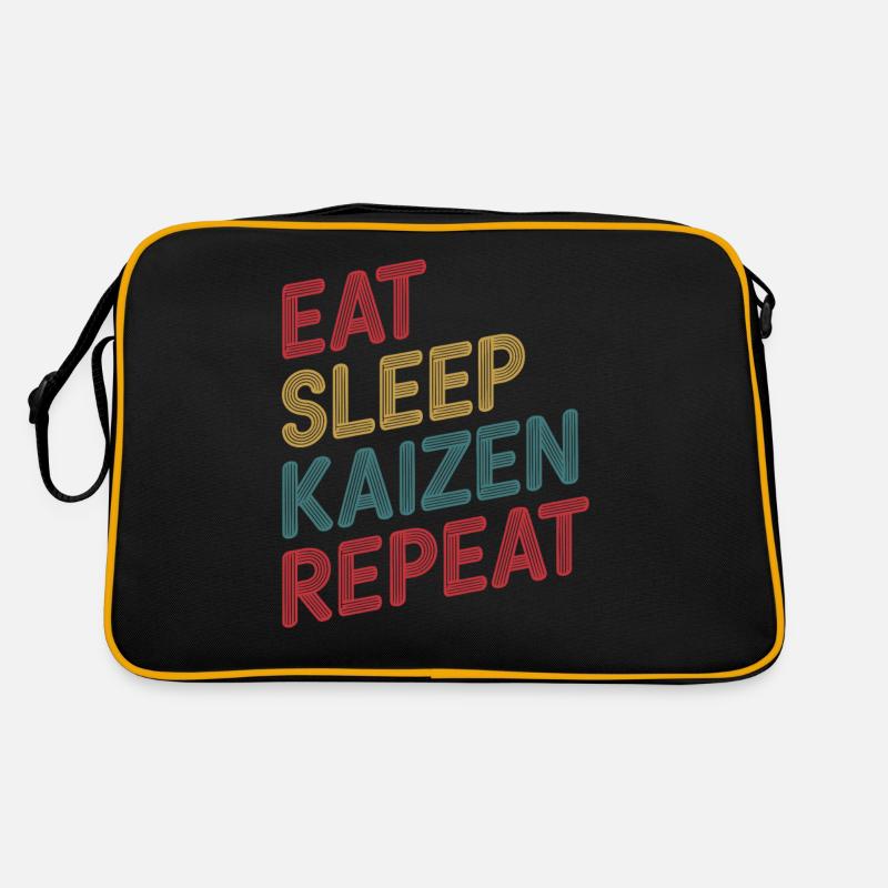 Manger Dormir Kaizen Répéter l’amélioration Sac Retro