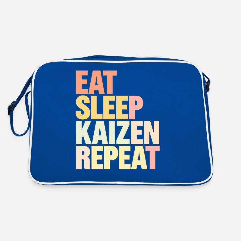 Manger Dormir Kaizen Répéter l’amélioration Sac Retro