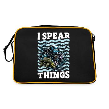 Chasse sous-marine I Spear Things Freedive Spearfisher - Sac Retro - noir/or - Dos