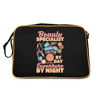 Beauty Specialist - Retro Bag - black/gold - Back