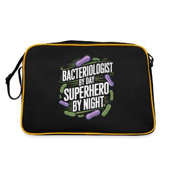 Bacteriologist - Retro Bag - black/gold - Back