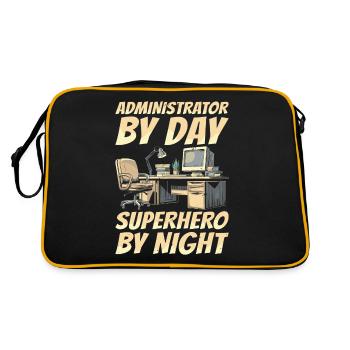 Administrator - Retro Bag - black/gold - Back