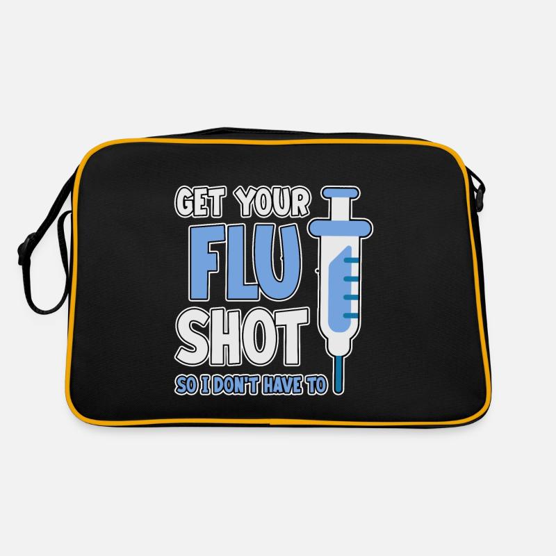 Get Your Flu Shot So I Don't Have To 2 Retro Tasche