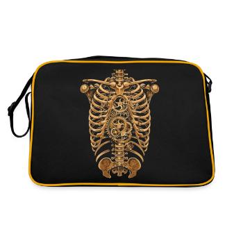 Steampunk Anatomie Steampunk Mécanique - Sac Retro - noir/or - Dos