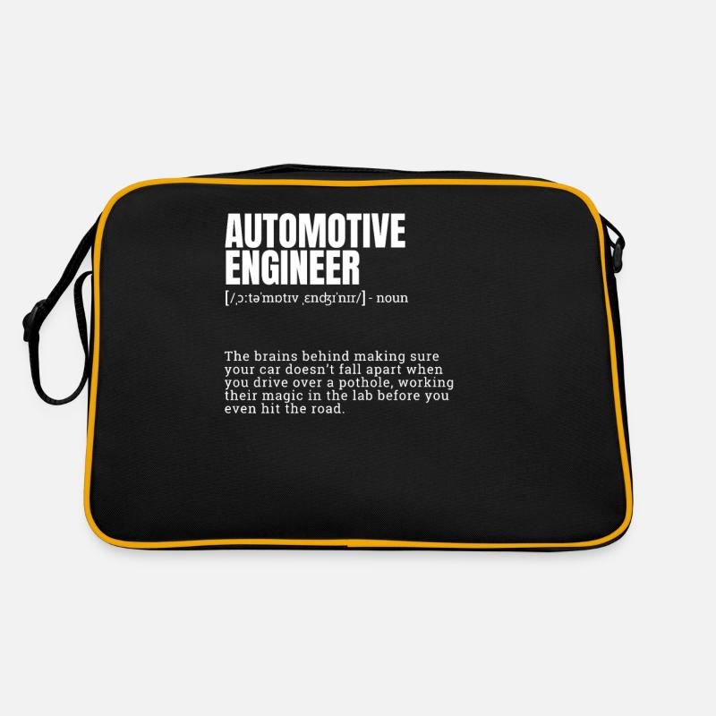 Automotive Engineer Definition Creative Design Retro Bag