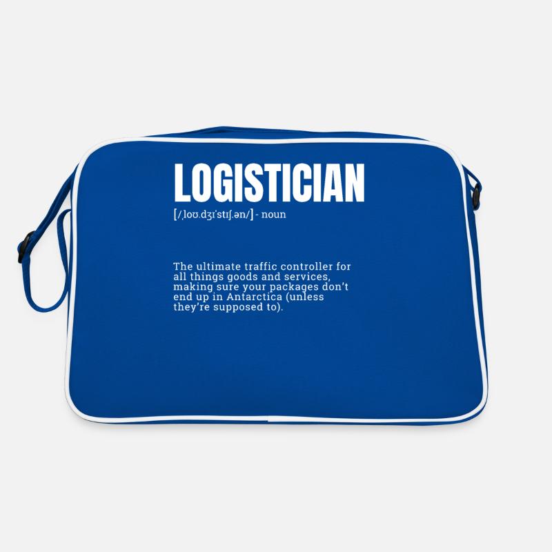 Logistics Traffic Controller Goods Packages Humor Retro Tasche
