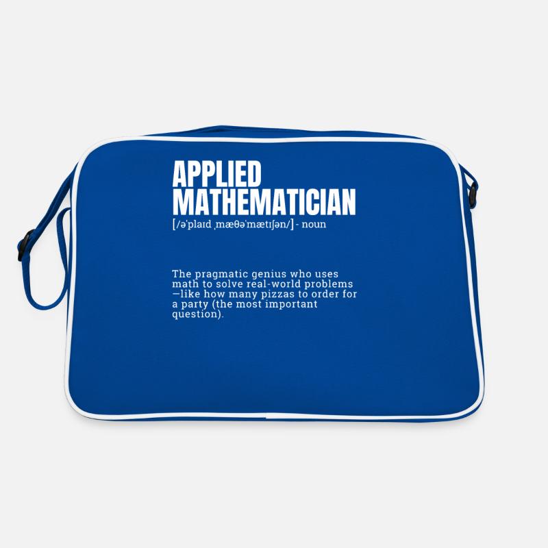 Funny Dictionary Applied Mathematician Themed Retro Tasche