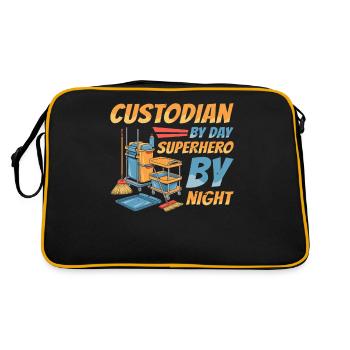 Gardien - Sac Retro - noir/or - Dos