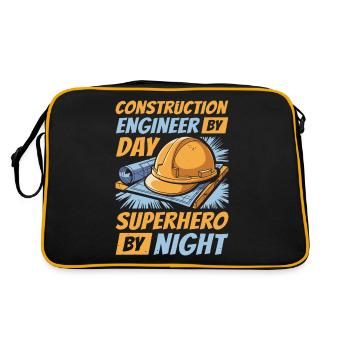 Civil engineer - Retro Bag - black/gold - Back