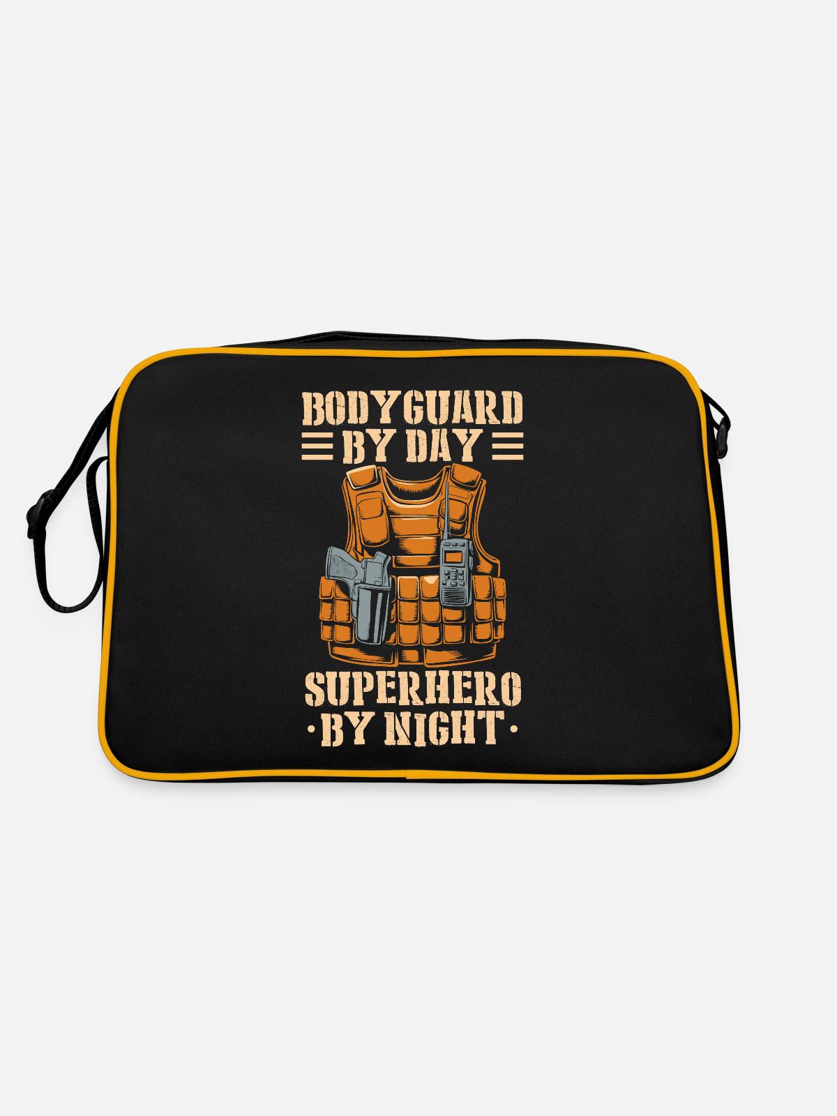 Bodyguard - Retro Bag - black/gold - Back