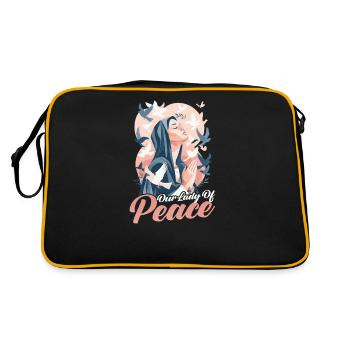 Vierge Marie Notre-Dame de la Paix - Sac Retro - noir/or - Dos