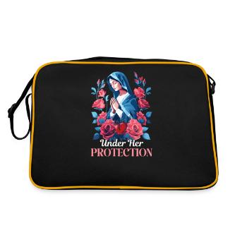 La Vierge Marie sous sa protection - Sac Retro - noir/or - Dos