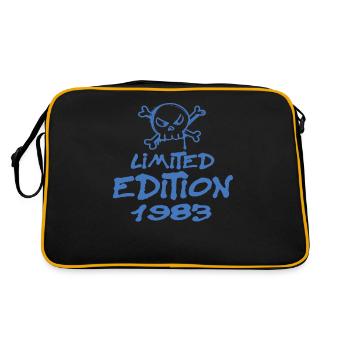 Edition Limitée 1983 Anniversaire Né 1983 - Sac Retro - noir/or - Dos