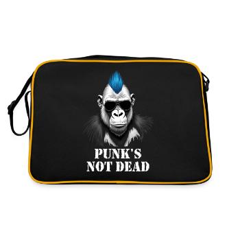 Gorilla Sunglasses Punk is not dead Punker - Retro Bag - black/gold - Back