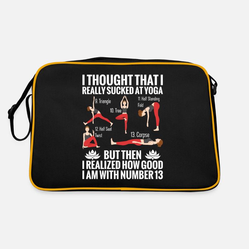Ich Dachte, Ich Wäre Beim Yoga Wirklich Scheiße, Retro Tasche
