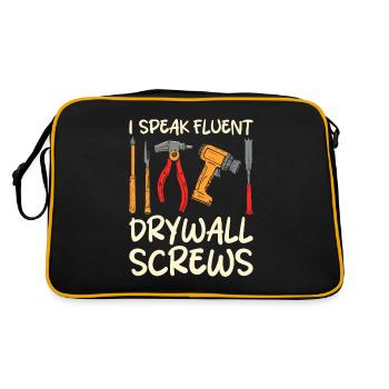 Drywall Installer - Retro Bag - black/gold - Back