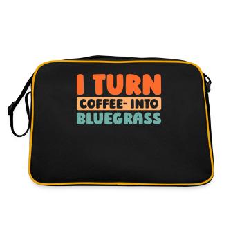 Banjo - Retro Tasche - Schwarz/Gold - Hinten