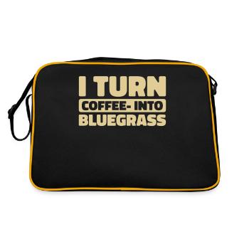 Banjo - Retro Tasche - Schwarz/Gold - Hinten