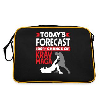 Krav Maga Prediction - Retro Bag - black/gold - Back