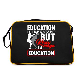 Krav Maga Women's Self Defense - Retro Bag - black/gold - Back