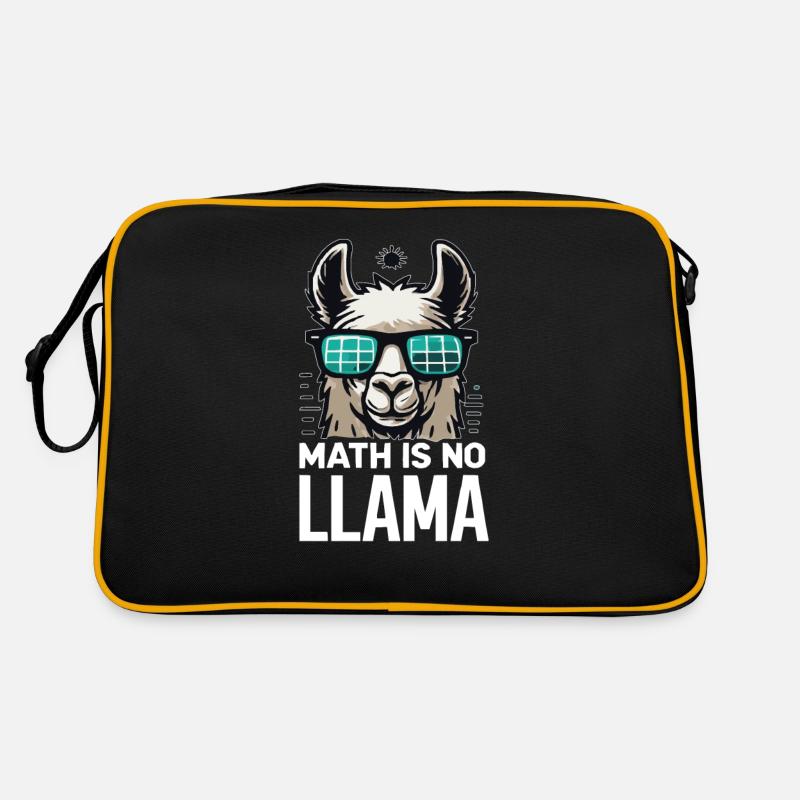 Math is not a llama design Retro Bag