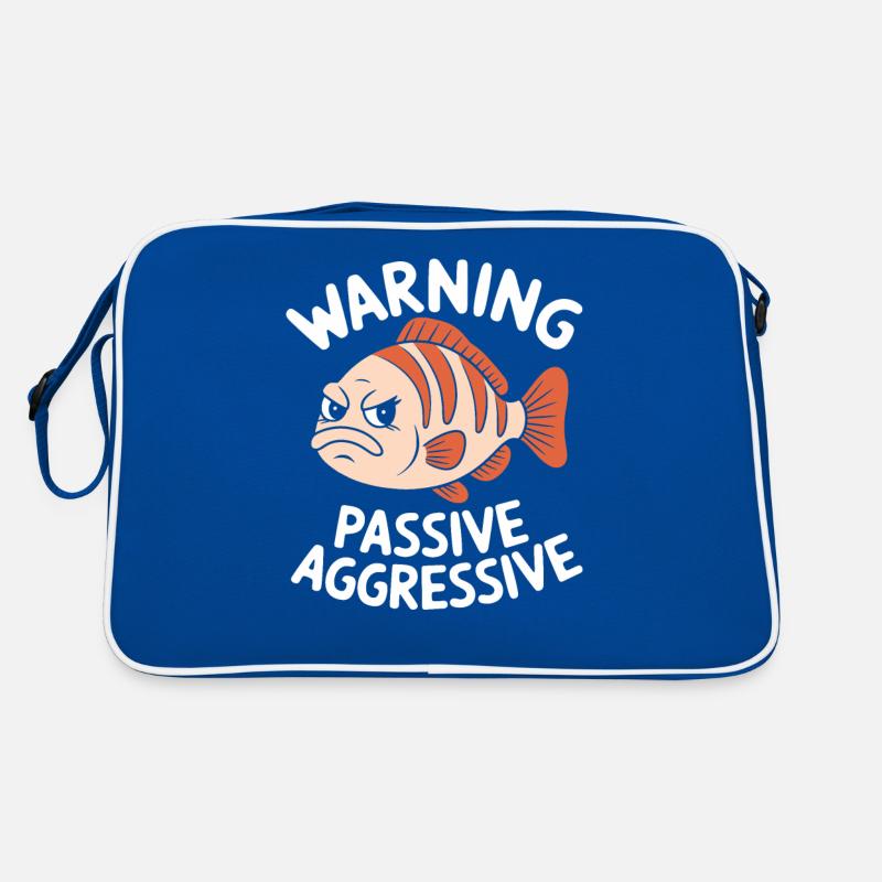Avertissement Humeur de poisson passive agressive Sac Retro