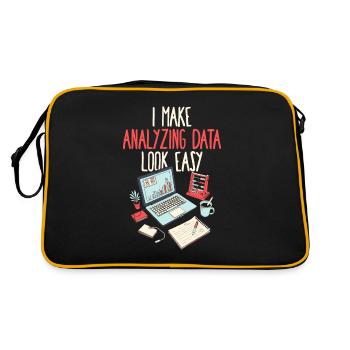 Analyst - Retro Bag - black/gold - Back