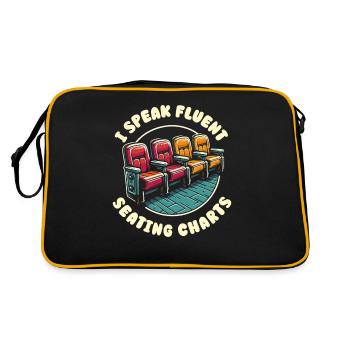 Host - Retro Bag - black/gold - Back