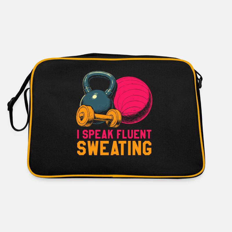 Fitnesstrainer Personal Trainer Retro Tasche