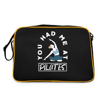 Vous m’avez déjà eu en Pilates - Sac Retro - noir/or - Dos