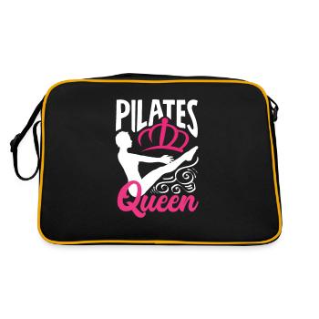 Pilates Queen Crown Fitness Silhouette - Sac Retro - noir/or - Dos