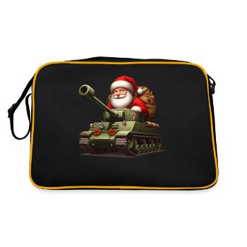Père Noël Char Noël - Sac Retro - noir/or - Dos