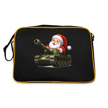 Père Noël Char Noël - Sac Retro - noir/or - Dos