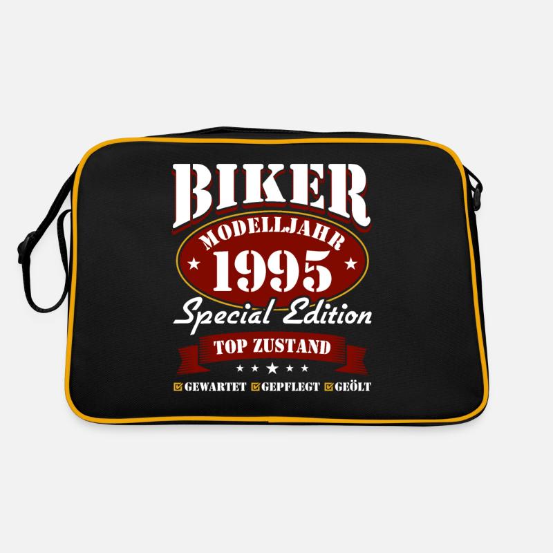 30. Geburtstag 1995 Motorrad Motorradfahrer Retro Tasche