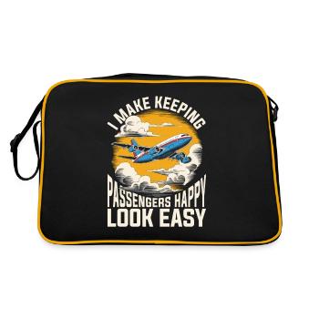 Hôtesse de l’air hôtesse de l’air - Sac Retro - noir/or - Dos