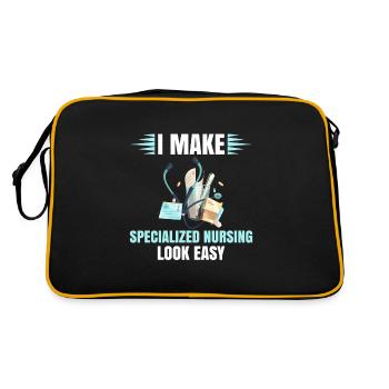 Specialist nurse - Retro Bag - black/gold - Back