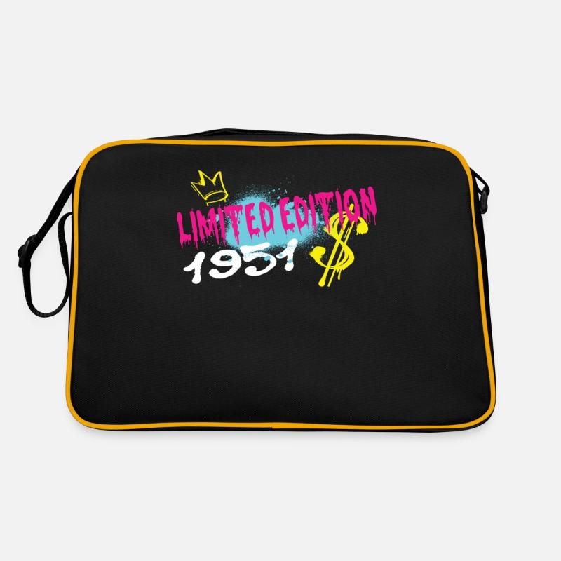 Edition Limitée 1951 Anniversaire Né 1951 Sac Retro