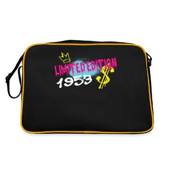Edition Limitée 1953 Anniversaire Né 1953 - Sac Retro - noir/or - Dos