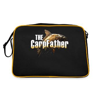 Pêche à la carpe « le Père de la Carpe » - Sac Retro - noir/or - Dos