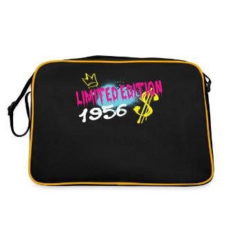 Edition Limitée 1956 Anniversaire 1956 Naissance - Sac Retro - noir/or - Dos