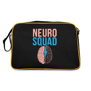 Brain Surgeon Kader - Retro Bag - black/gold - Back